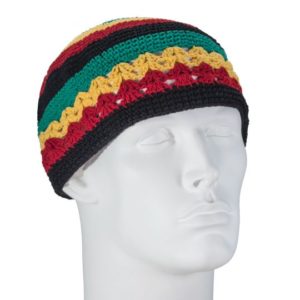 Get One Black, Green, Yellow, Red Dual Weave Kufi, 12.99